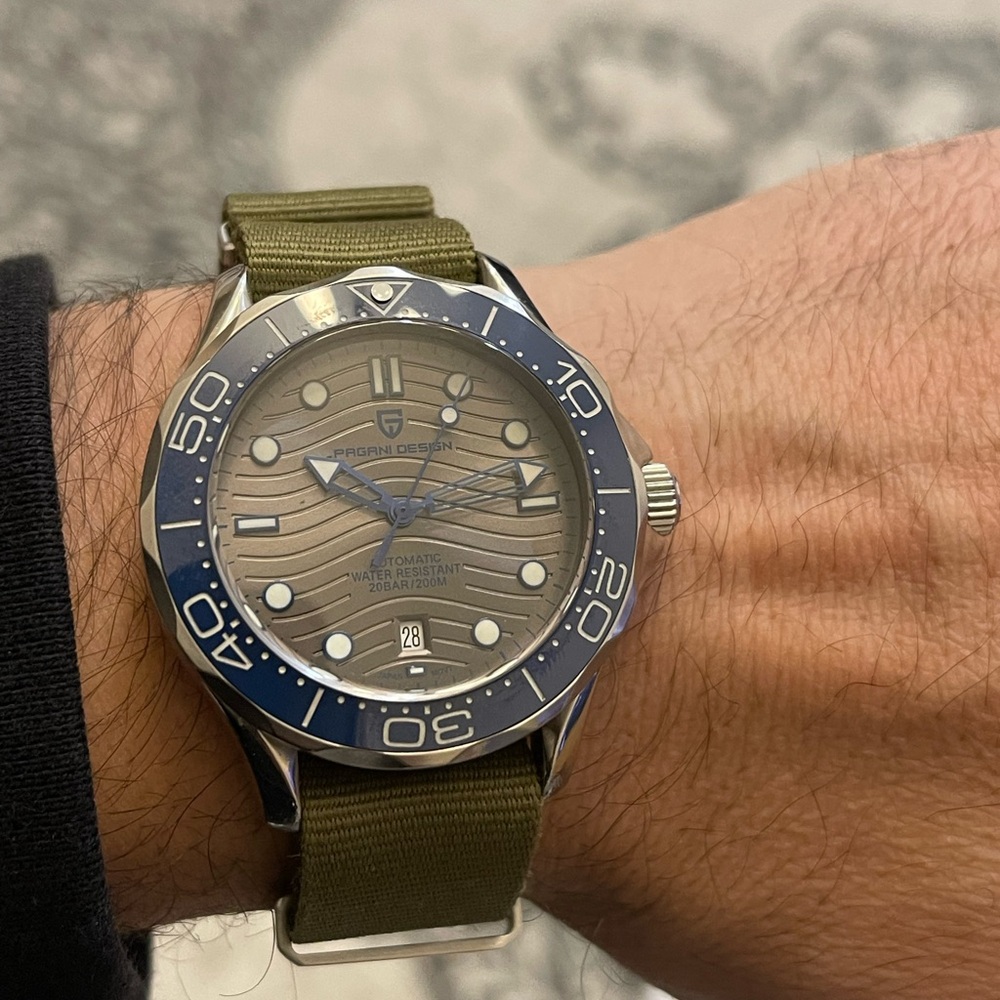 PAGANI DESIGN PD-1685 Men's Automatic Watches Stainless Steel Sports 42mm Men’s